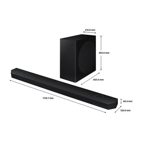 Samsung HW-Q800D Q-Series 5.1.2ch Cinematic Soundbar with Subwoofer 2024