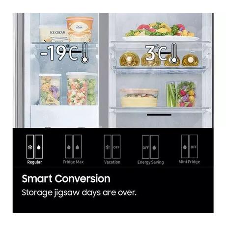 Samsung RS67A8811B1 Series 7 SpaceMax American Fridge Freezer Black