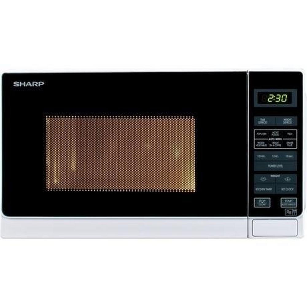 Sharp R272WM 20 Litre Solo Microwave - White