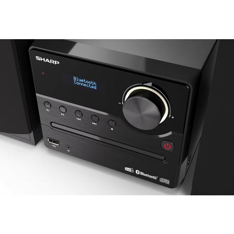 Sharp XL-B517DBK Wireless HiFi Micro System DAB+ Bluetooth Black