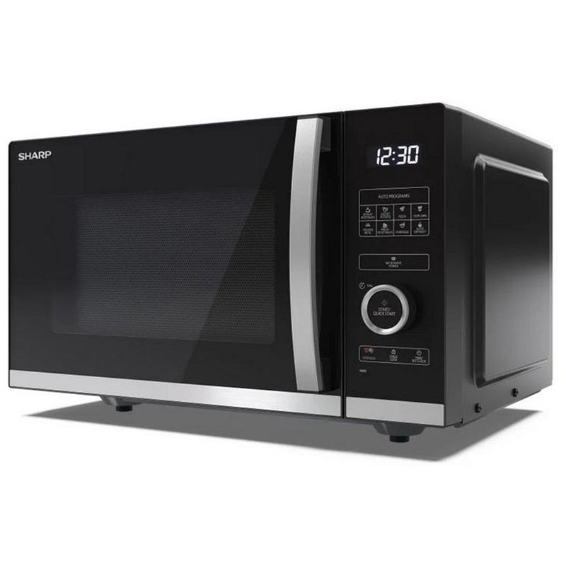 Sharp YC-QS254AU-B 25 Litres Flatbed Microwave Oven Black