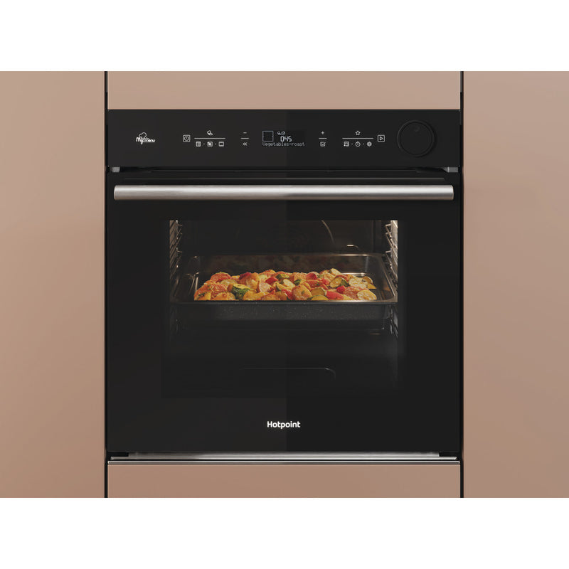 Hotpoint SI4S854CBL Class 4 Multiflow Air Fry Built In Electric Single Oven