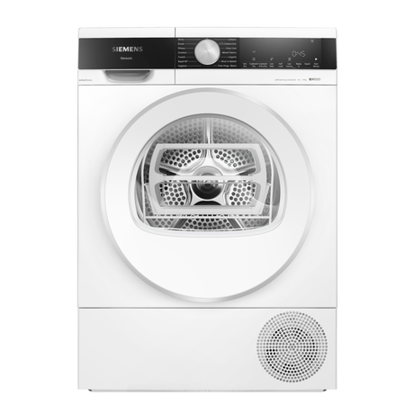 Siemens WQ45G2D2GB iQ500 9kg Heat Pump Condenser Tumble Dryer White