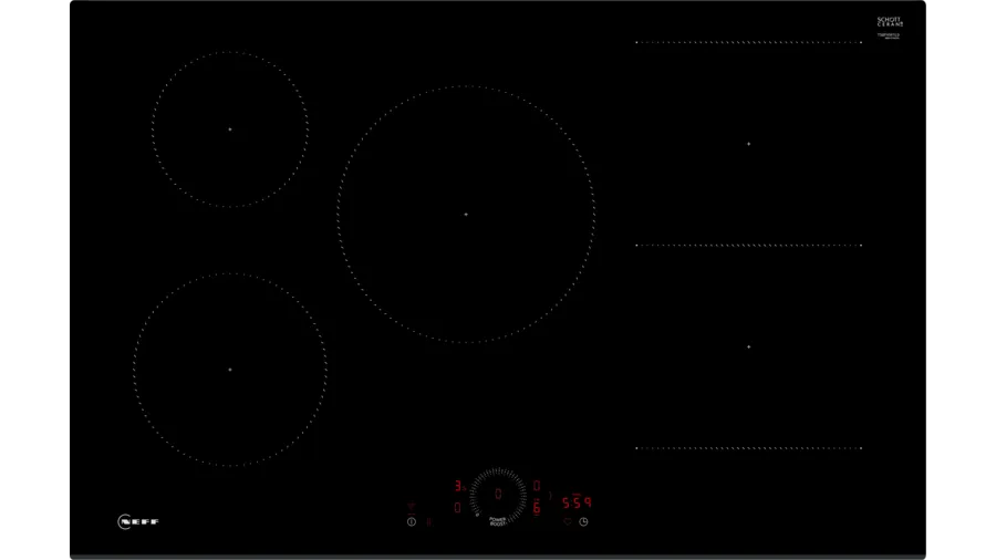 Neff T58FHW1L0 N70 80cm Induction Hob Black