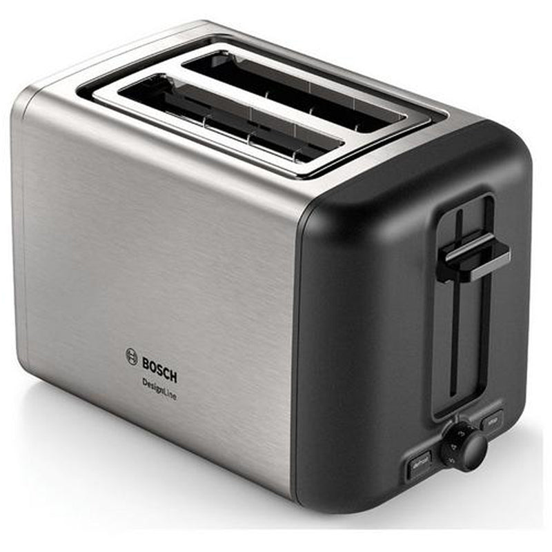 Bosch TAT3P420GB DesignLine 2 Slice Toaster Stainless Steel