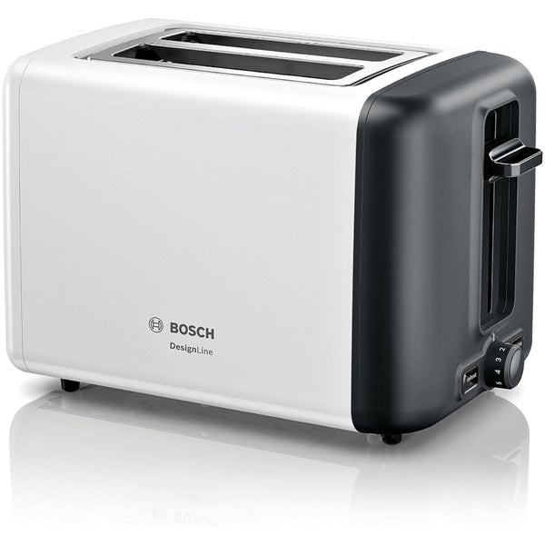 Bosch TAT3P421GB DesignLine 2 Slice Toaster White