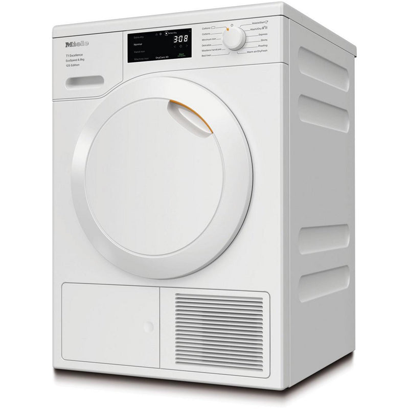 Miele TEC665WP 8kg Heat Pump Tumble Dryer Lotus White