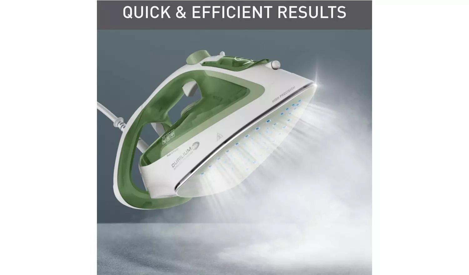 Tefal FV5781G0 Easygliss Eco Steam Iron White & Green