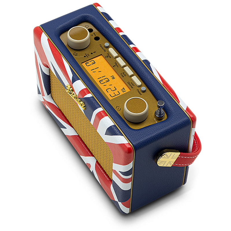 Roberts Revival Uno BT DAB DAB+ FM Radio with 2 Alarms in Union Jack Bluetooth LIMITED EDITION