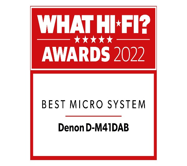 Denon DM41DAB DAB+ Mini HiFi System Black