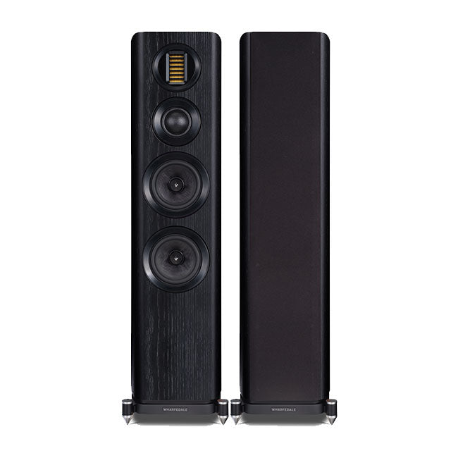 Wharfedale EVO 4.3 Floorstanding Speakers Black Pair Open Box Clearance