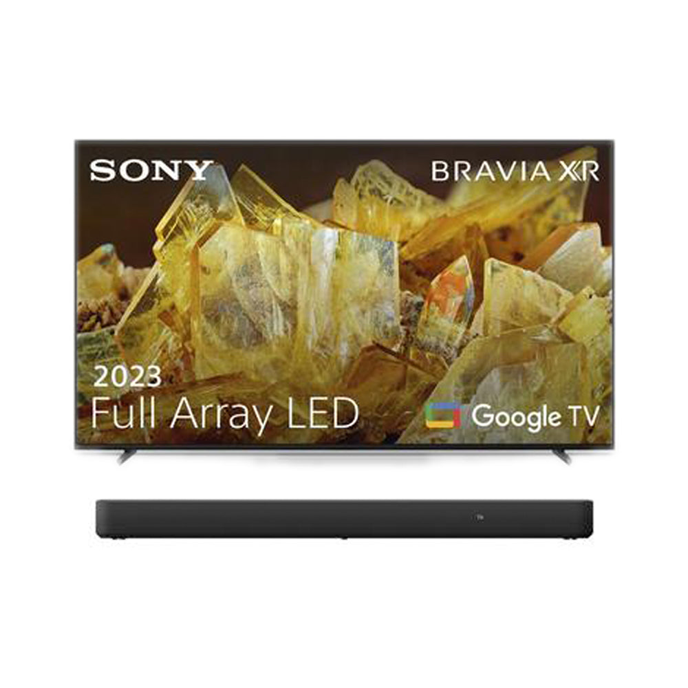 Sony XR75X90L 75 Inch 4K UHD Full Array LED Google TV 2023 & HT-S2000 3.1ch Dolby Atmos Soundbar Bundle