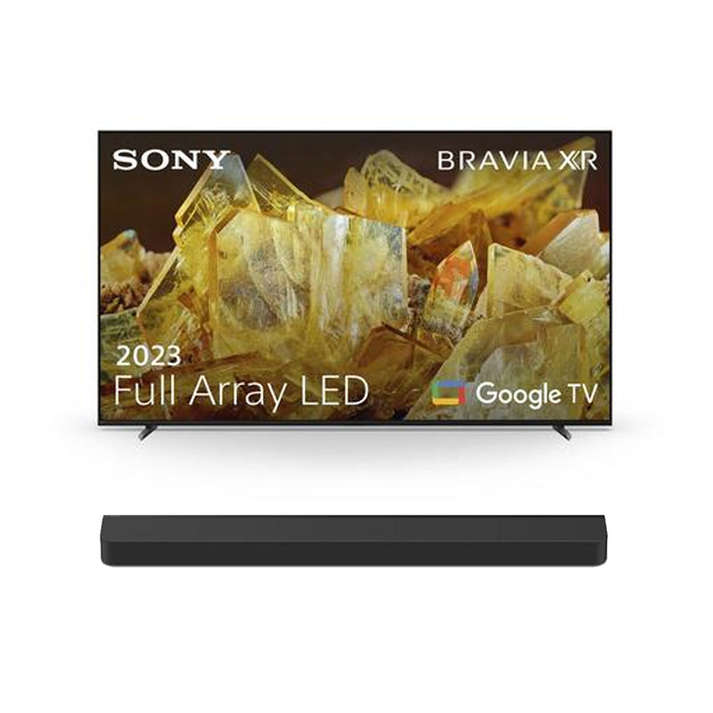 Sony XR75X90LU 75 Inch X90L 4K UHD Full Array LED Smart Bravia TV With HTA8000 5.0.2 BRAVIA Theatre Bar 8 Soundbar