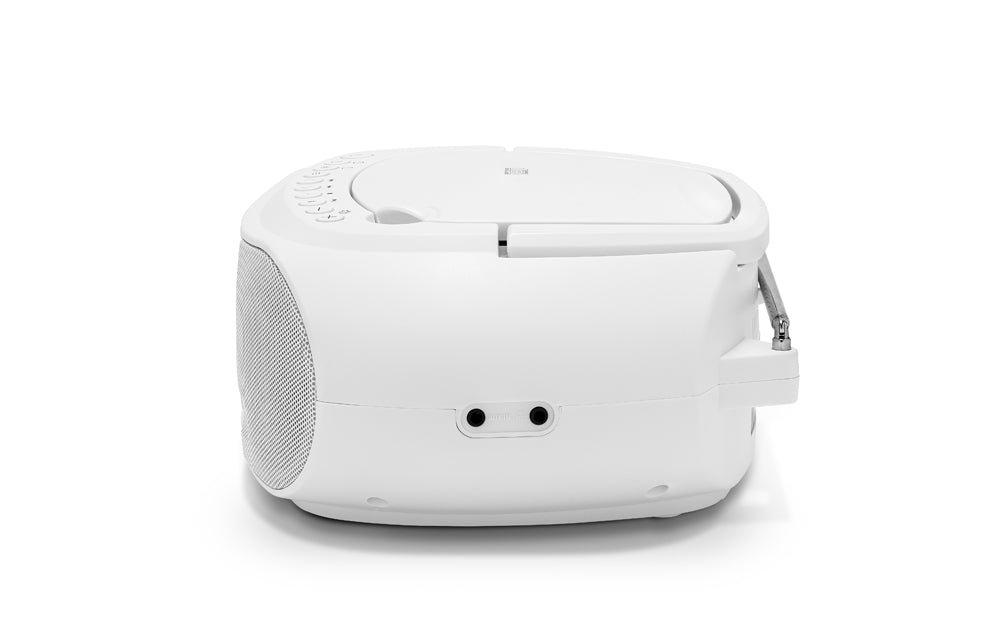 Roberts Zoombox 4 Portable CD Player DAB DAB+ FM RDS Bluetooth White