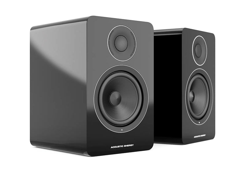 Acoustic Energy AE1 Active Piano Black Speakers - 8162