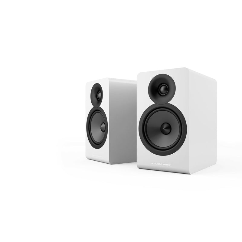 Acoustic Energy AE100 MK2 Satin White Bookshelf Speaker - 200003833