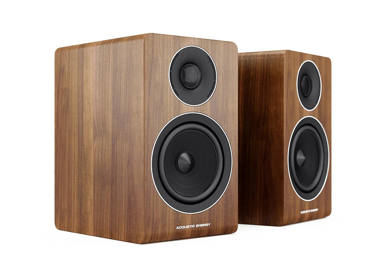 Acoustic Energy AE300 Real Walnut Wood Veneer Speakers - 200001165