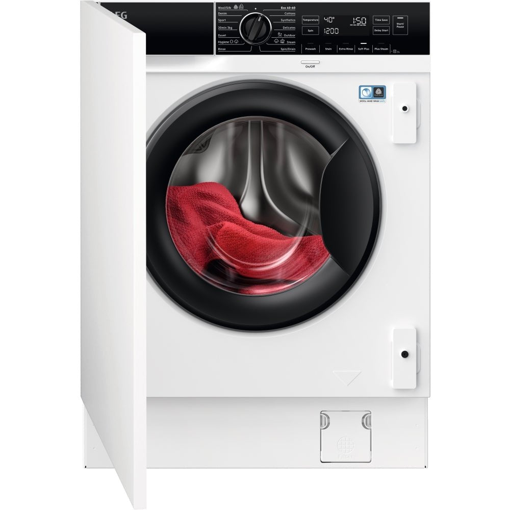 AEG 7000 Series ProSteam LF7C8636BI Integrated 8kg 1600 Spin Washing Machine - 200013911