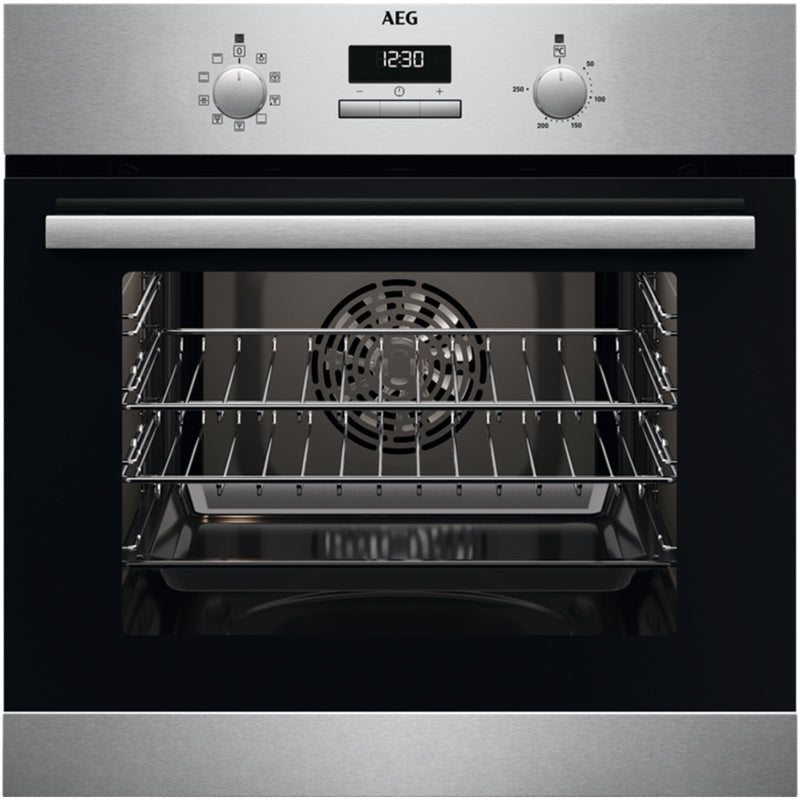 AEG BCX23101EM 59.4cm Built In Electric Single Oven Stainless - 400002110