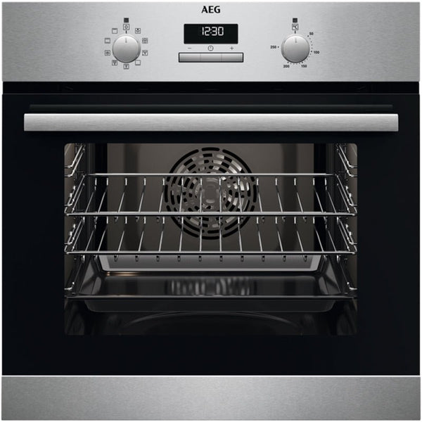 AEG BCX23101EM 59.4cm Built In Electric Single Oven Stainless - 400002110