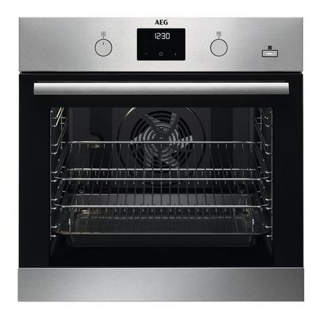 AEG BES35501EM 62.5 cm Built In Electric Single Oven Stainless Steel - 1000013584