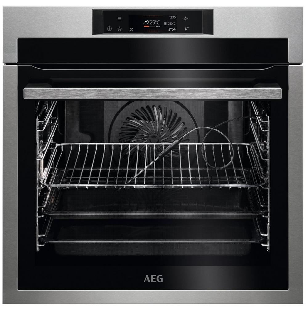 AEG BPE742380M 59.5cm Built In Electric Single Oven - Anti - Fingerprint stainless steel - 1000010944