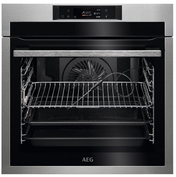 AEG BPE742380M 59.5cm Built In Electric Single Oven - Anti - Fingerprint stainless steel - 1000010944