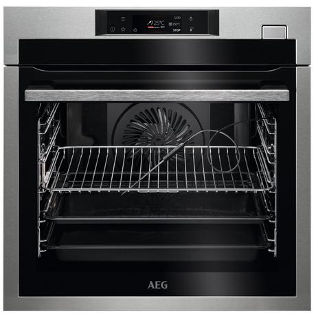 AEG BSE782380M 59.5cm Built In Electric Single Oven Anti Fingerprint Stainless Steel - 1000011044