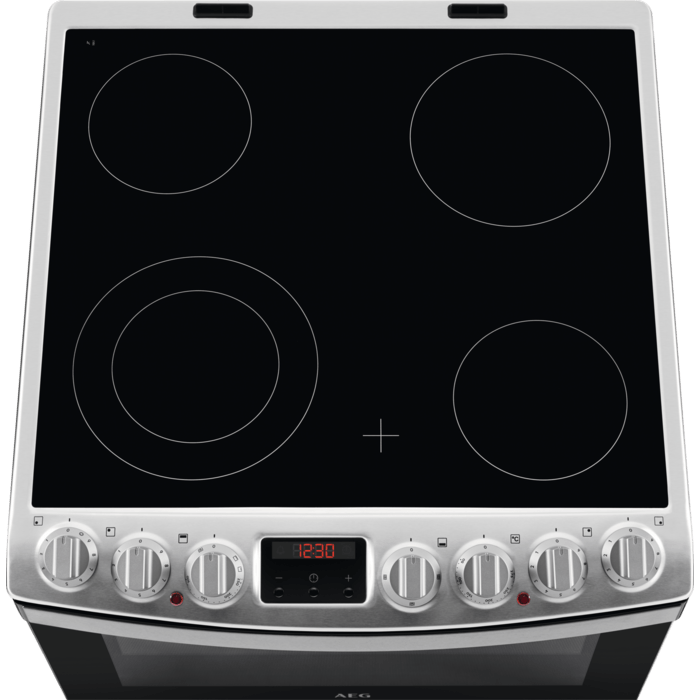 AEG CCB6740ACM SteamBake Ceramic Double Electric Cooker - 1000014654