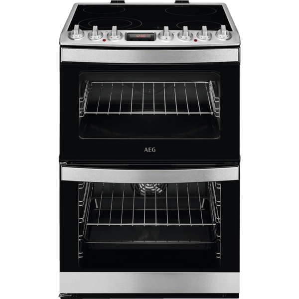 AEG CCB6740ACM SteamBake Ceramic Double Electric Cooker - 1000014654