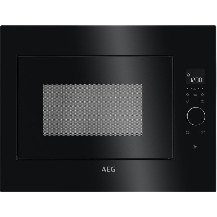 AEG MBE2658SEB 60cm Series 8000 Built In Microwave 900W 26L Black