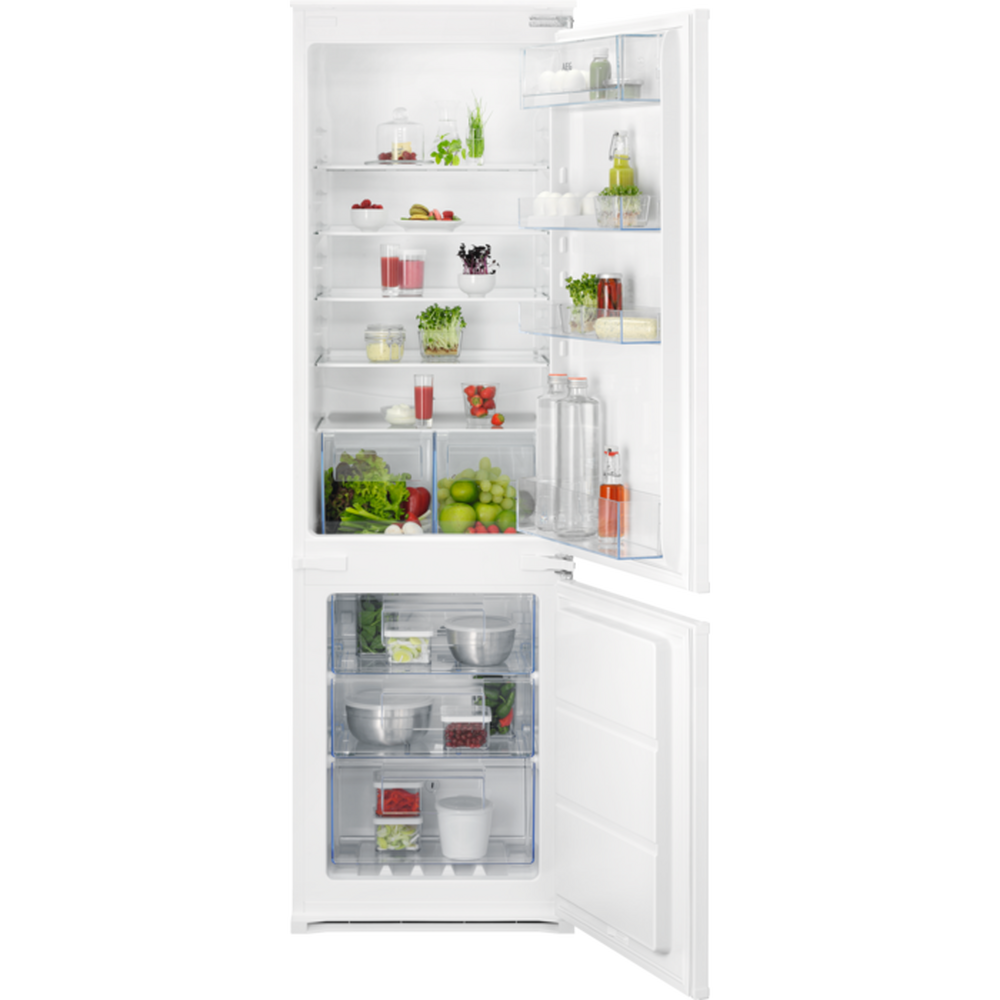 AEG OSC6N181ES Integrated Frost Free Fridge Freezer White