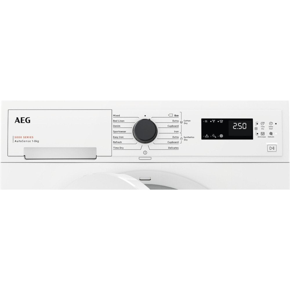 AEG TXC508B2B Series 5000 8kg Condenser Tumble Dryer White