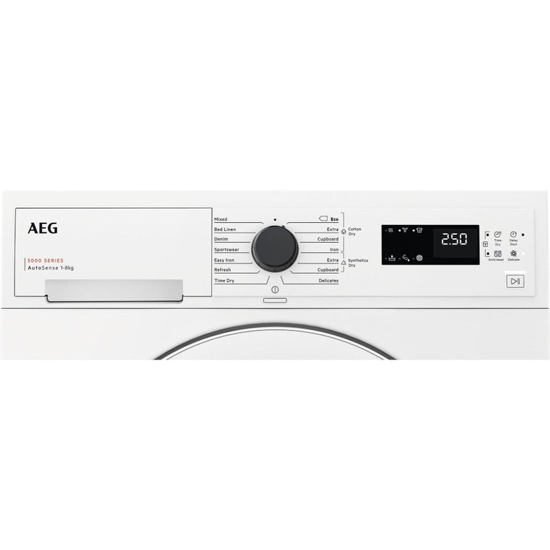 AEG TXH508A2R Series 5000 Freestanding 8kg Heat Pump Tumble Dryer