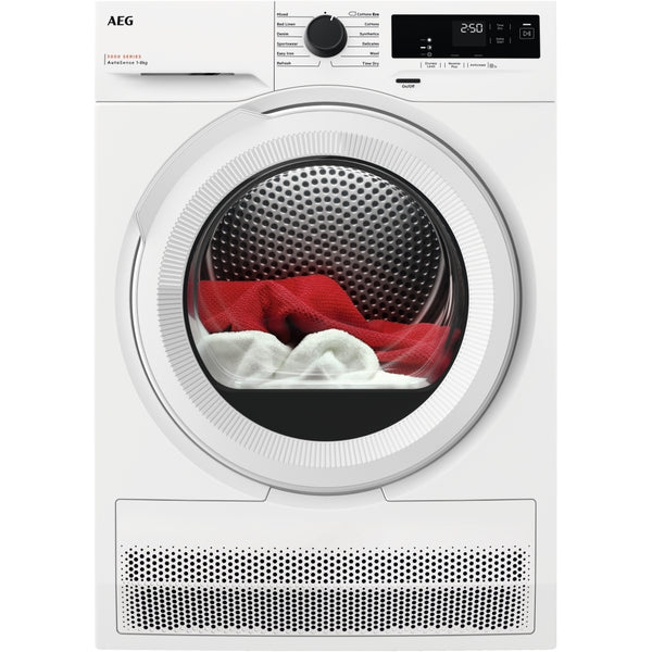 AEG TXH508A4R Series 5000 Freestanding 8kg Heat Pump Tumble Dryer White