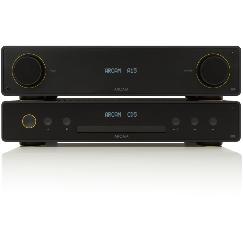 Arcam Radia A15 Integrated Bluetooth Amplifier and CD5 CD Player Package