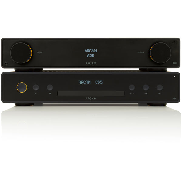 Arcam Radia A25 Integrated Bluetooth Amplifier and CD5 CD Player Package