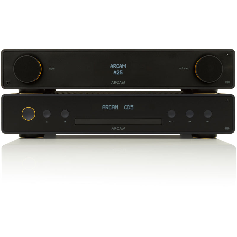 Arcam Radia A25 Integrated Bluetooth Amplifier and CD5 CD Player Package