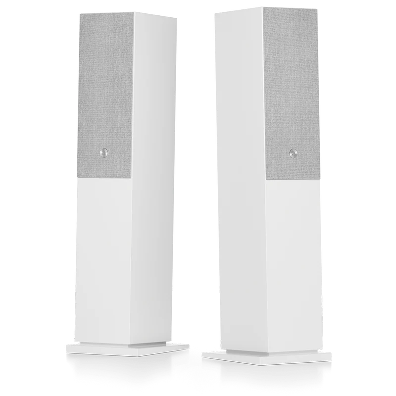 Audio Pro A48 Wireless Multi-Room Bluetooth Floorstanding Speakers Pair White