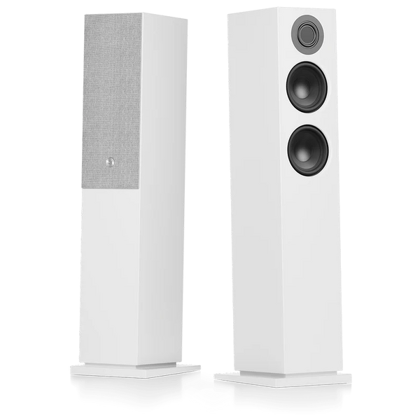 Audio Pro A48 Wireless Multi-Room Bluetooth Floorstanding Speakers Pair White