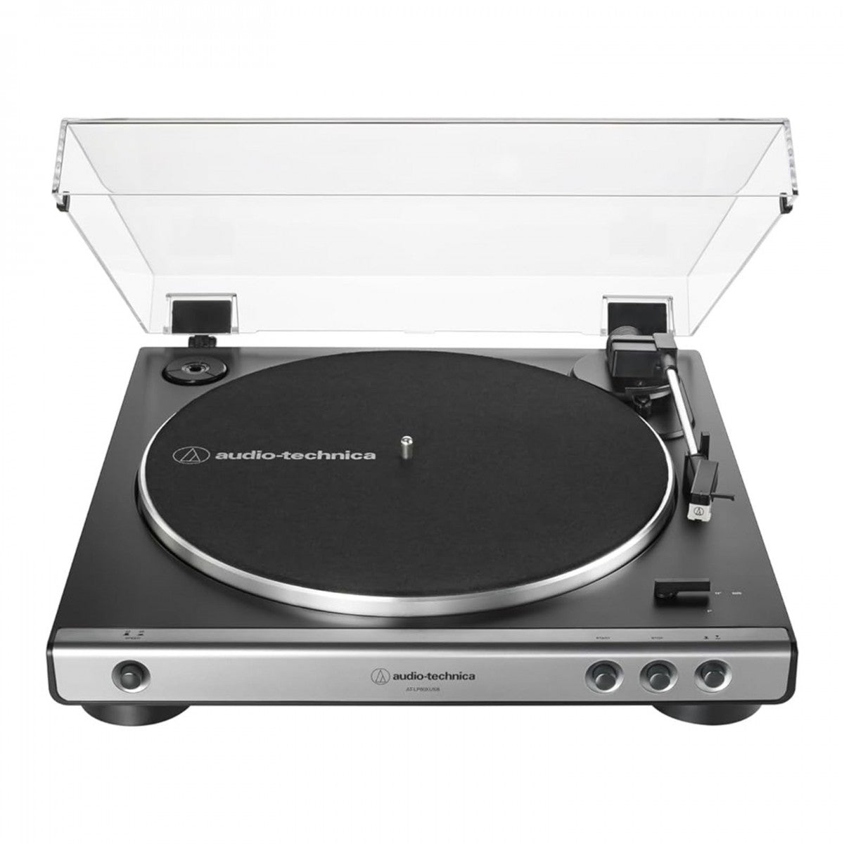 Audio Technica ATLP60XUSB Fully Automatic Belt Drive Turntable Analog and USB Gunmetal Ex-Display Clearance