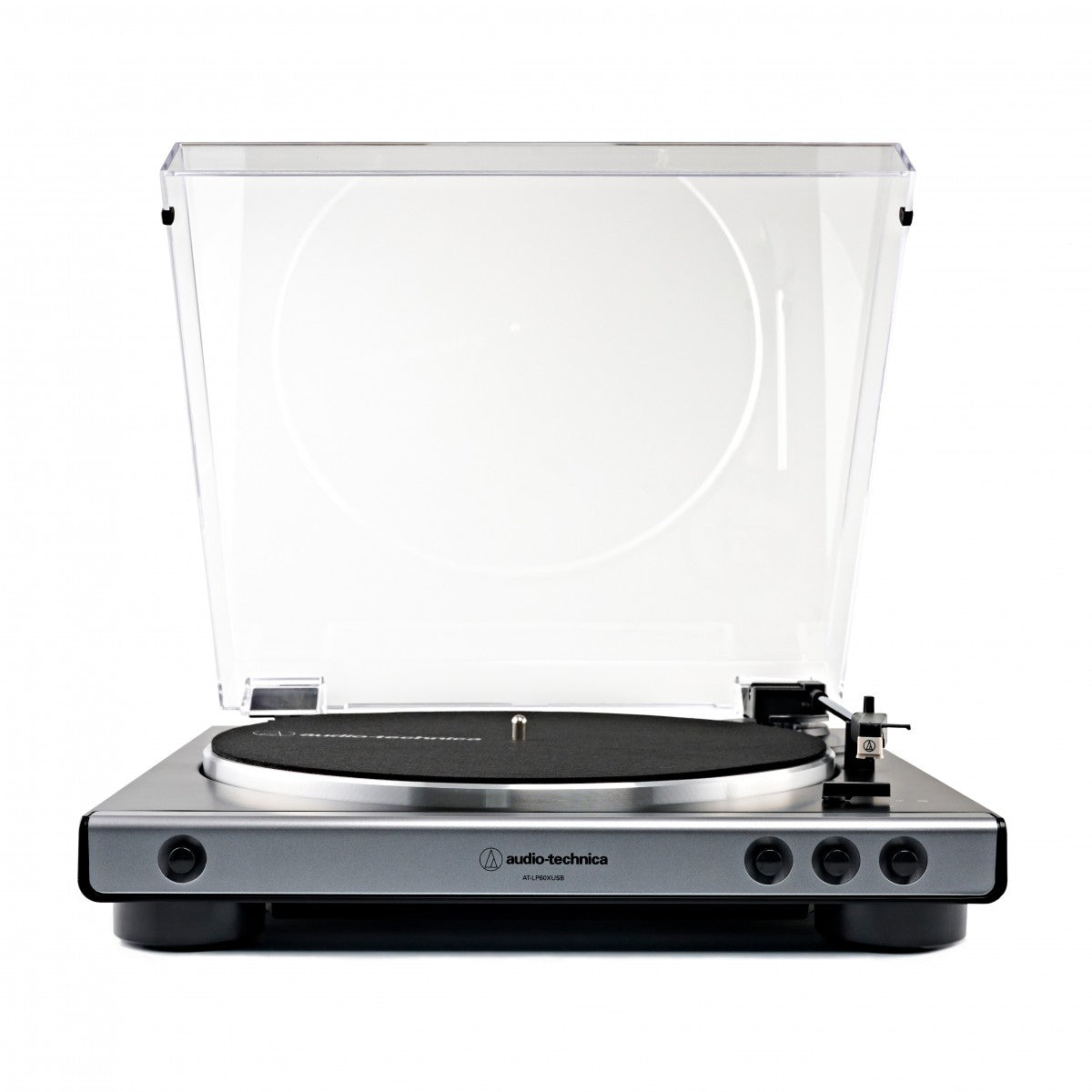 Audio Technica ATLP60XUSB Fully Automatic Belt Drive Turntable Analog and USB Gunmetal Ex-Display Clearance