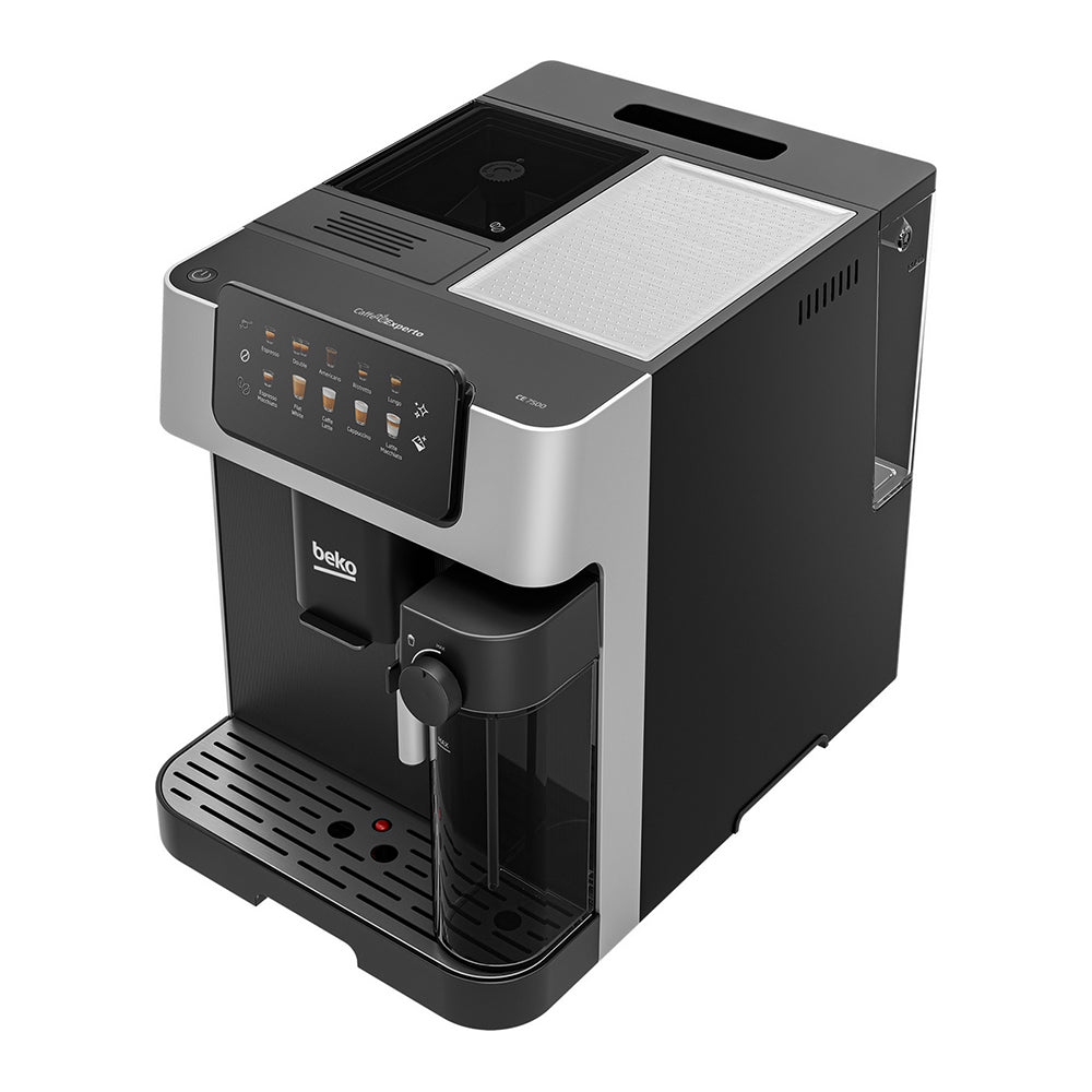 Beko CEG7304X CaffeExperto Fully Automatic 2L Bean To Cup Coffee Machine with Integrated Milk Jug Silver