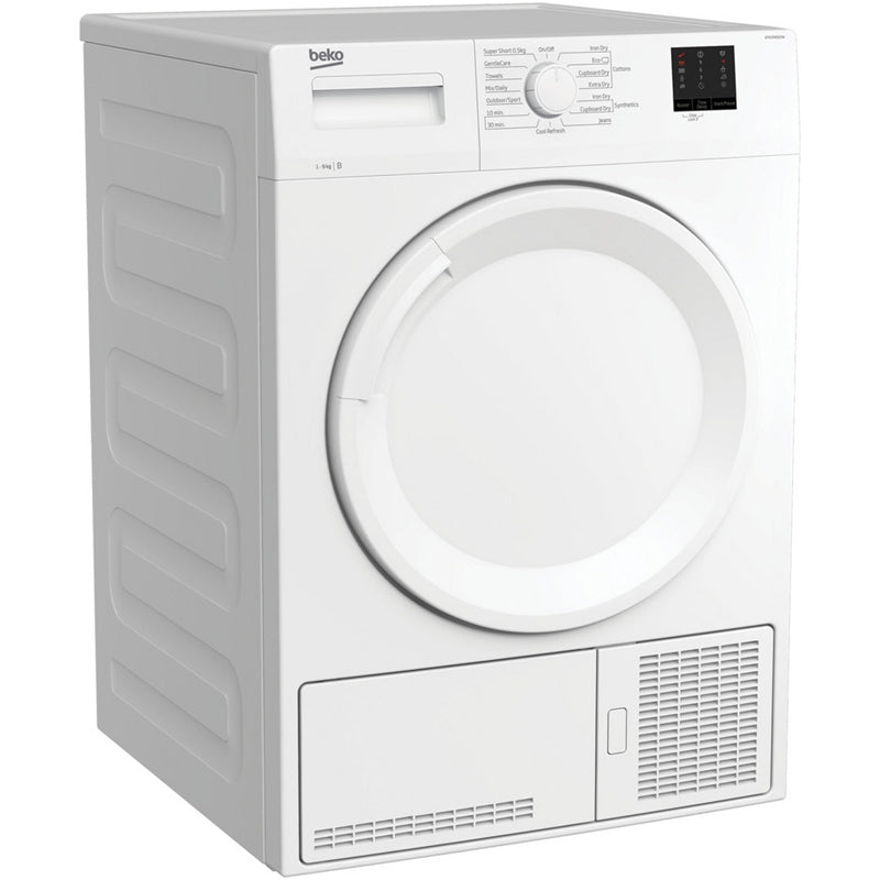 Beko DTKCE90021W 9kg Condenser Tumble Dryer with Sensor Programmes White