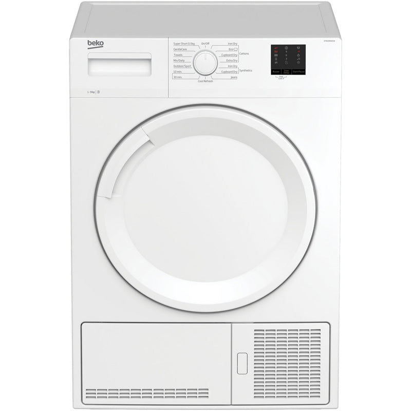 Beko DTKCE90021W 9kg Condenser Tumble Dryer with Sensor Programmes White