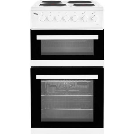 Beko EDP503W 50cm Electric Double Oven with Grill Cooker White