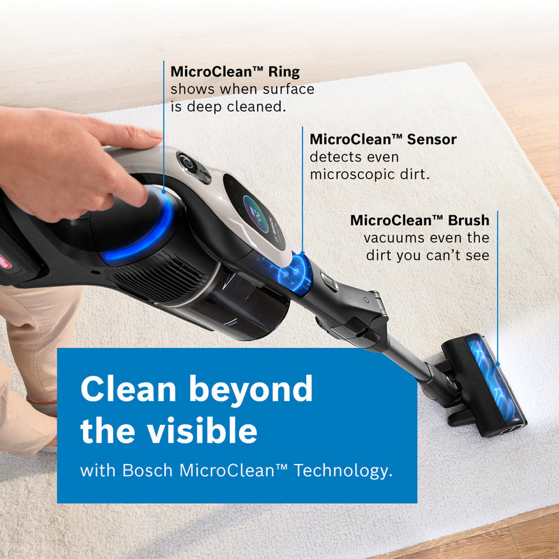 Bosch BBS1041GGB Unlimited 10 Cordless Vacuum Cleaner up to 80 Minutes Runtime Graphite