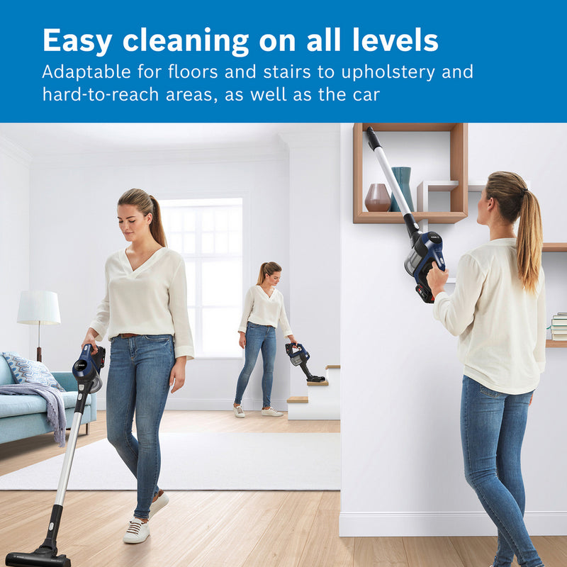 Bosch BBS611GBKIT Unlimited Serie 6 ProClean Cordless Cleaner Plus Additional Battery