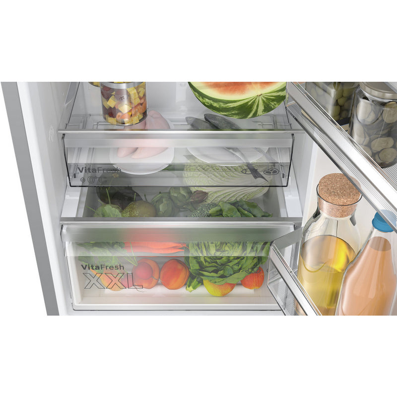 Bosch KGN392LAFG Series 4 Freestanding Fridge Freezer 60cm No Frost Stainless Steel