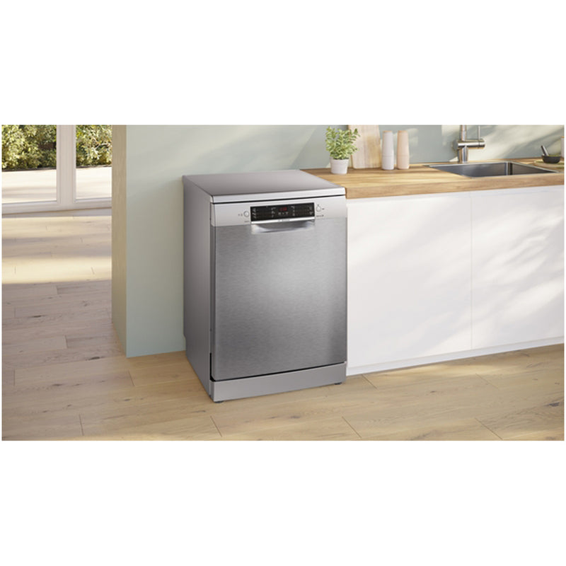 Bosch SMS26AI08G Series 2 Freestanding Dishwasher 60cm Brushed Steel with 12 Place Settings